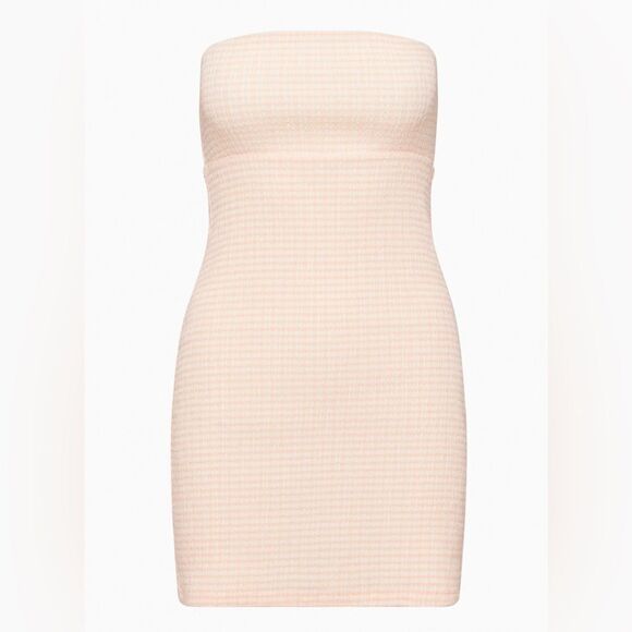 Aritzia • Wilfred Attention strapless gingham mini dress - Picture 6 of 11